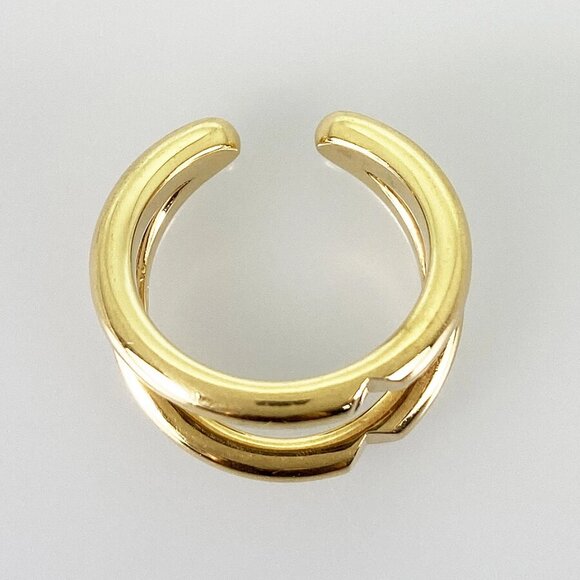 LOUIS VUITTON Vault Upside Down Yellow gold Ring - Picture 3 of 14